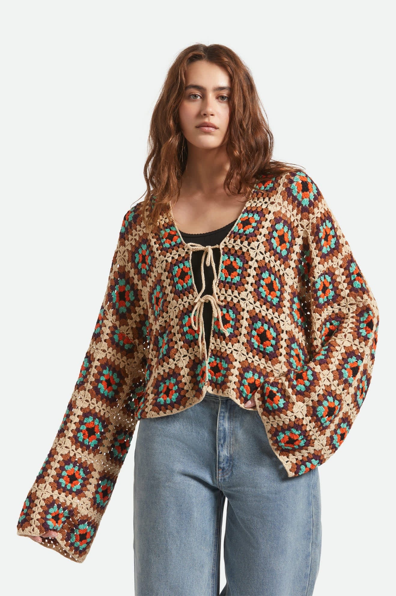 Crochet Knit Kimono - Image 2