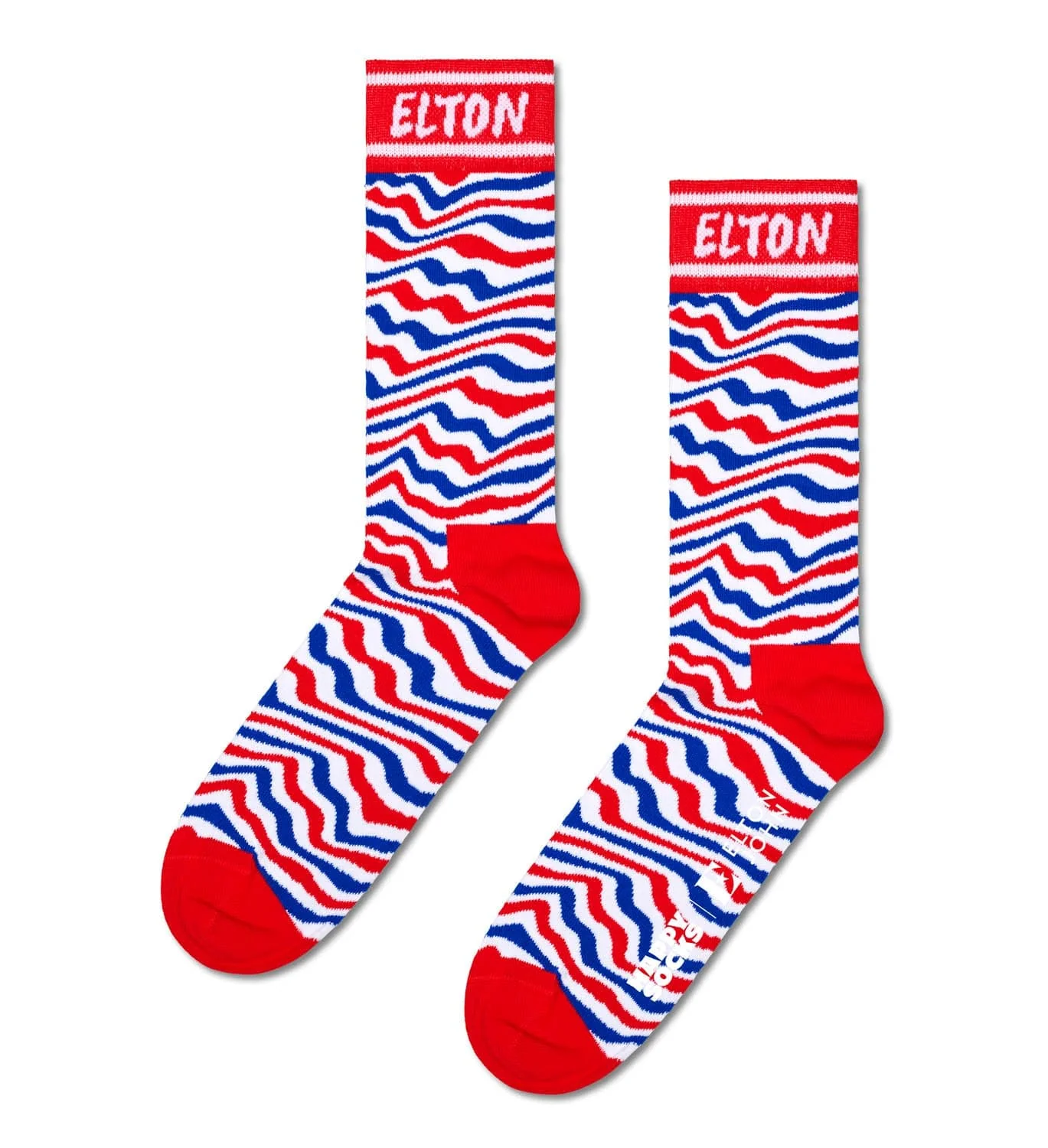 ELTON JOHN STRIPED SOCK