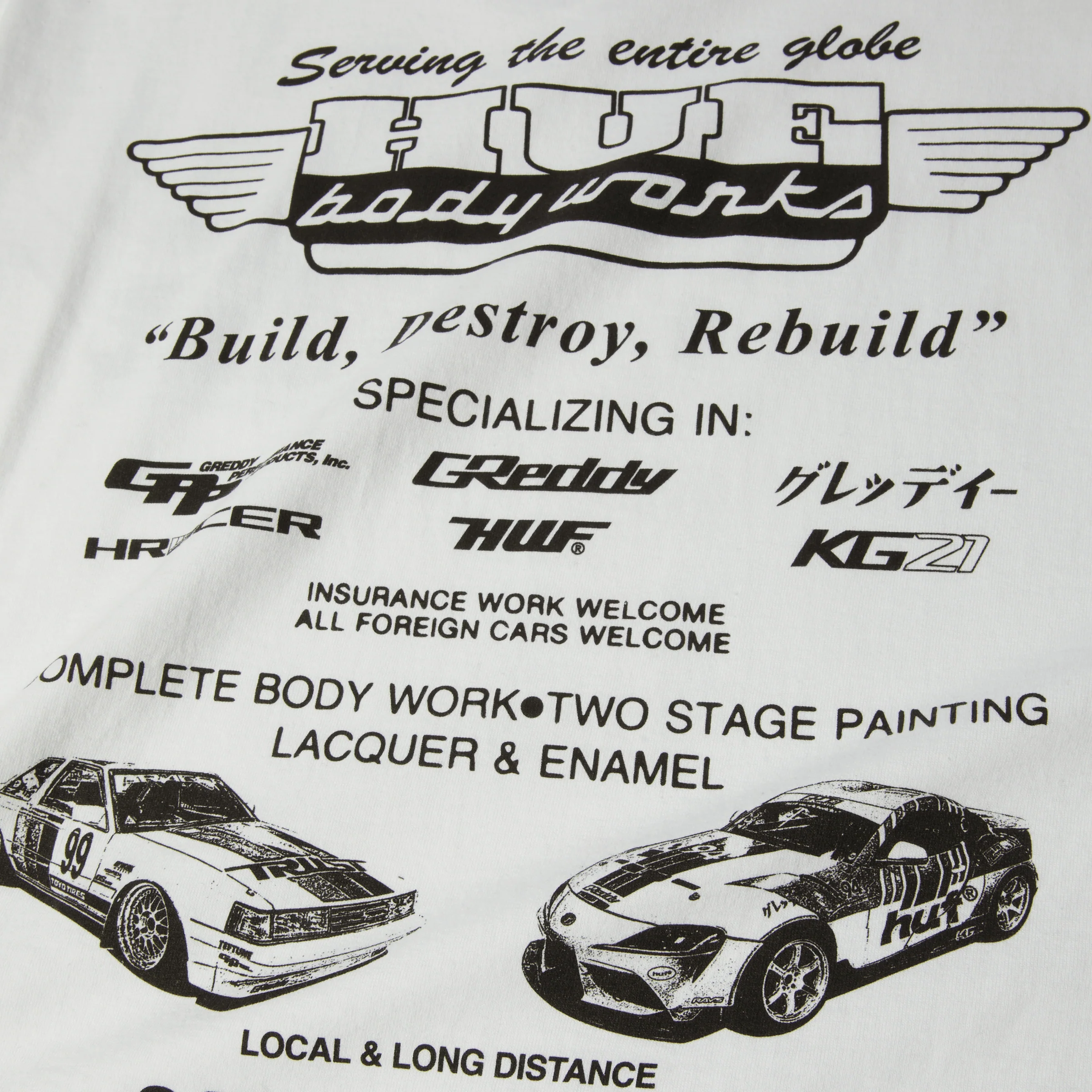 Huf X Greddy Body Works S S Tee - Image 4