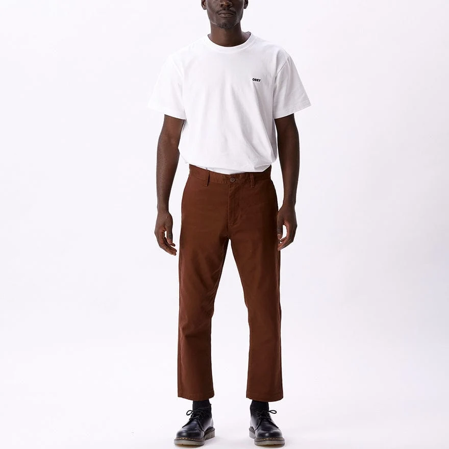 STRAGGLER FLOODED PANTS - SEPIA BROWN - Image 3