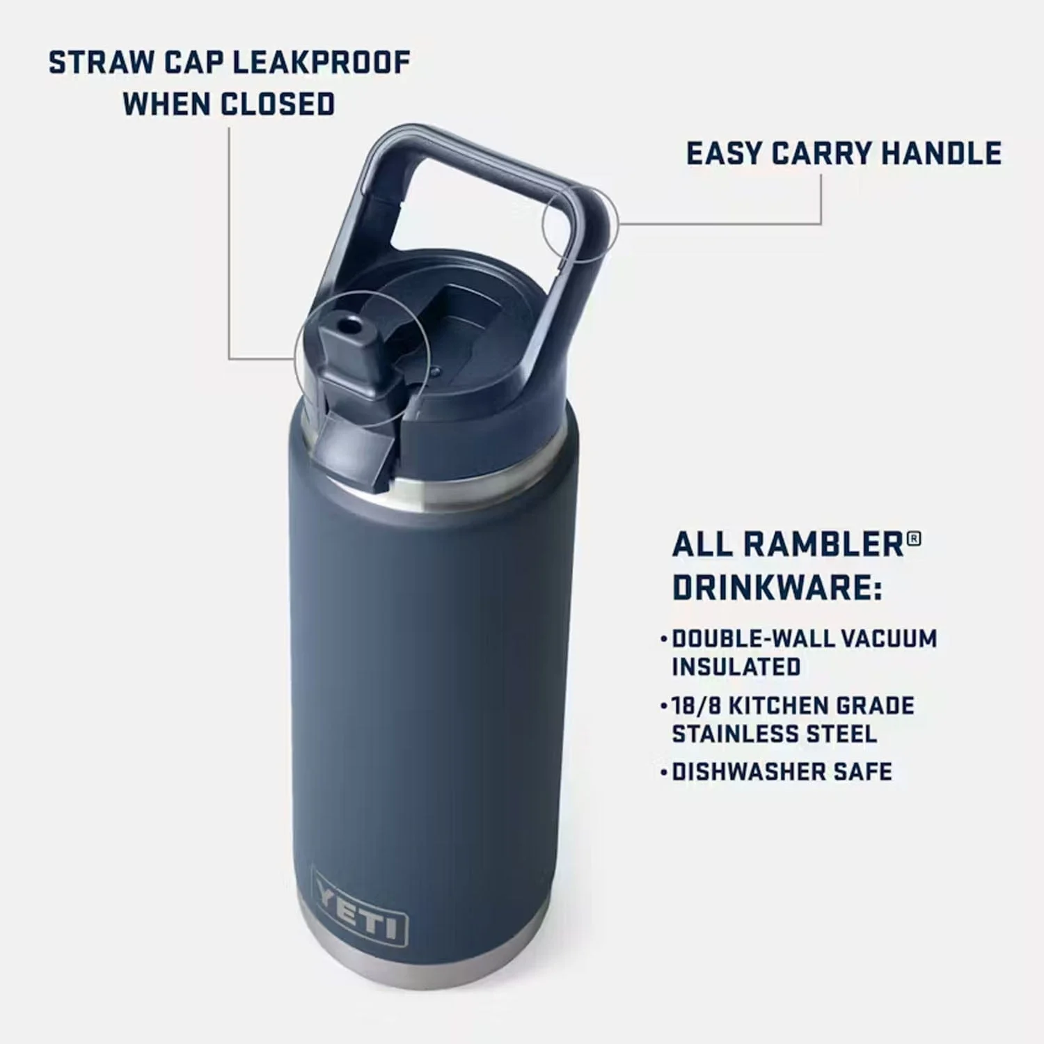 Rambler 26 Oz C Straw Bottle - Image 6
